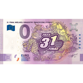 Banknot okolicznościowy - 31. Finał - 0 Euro