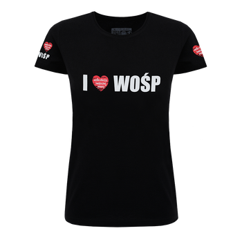 T-shirt damski - LOVE WOŚP